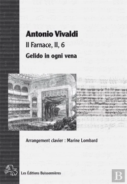 Bertrand.pt - Gelido In Ogni Vena (Farnace), Air D'Opera D'Antonio Vivaldi ; Partitions Chant Et Clavier