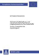 Gemeinschaftshaftung Und Mitgliedstaatliche Rechtsbehelfe