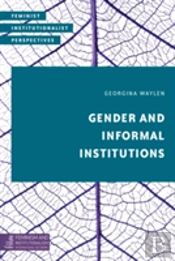 Gender And Informal Institutions