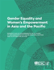 Gender Equality And Women'S Empowerment In Asia And The Pacific
