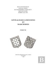 Genealogies Limousines Et Marchoises T07