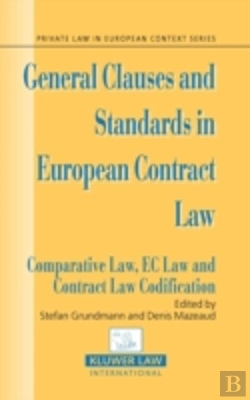 Bertrand.pt - General Clauses And Standards In European Contract Law