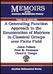Generating Function Approach To The Enumeration Of Matrices In Classical Groups Over Finite Fields