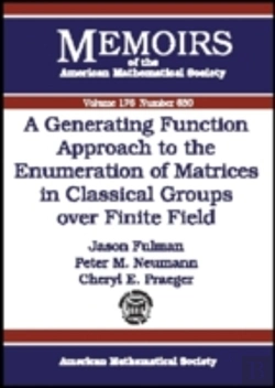 Bertrand.pt - Generating Function Approach To The Enumeration Of Matrices In Classical Groups Over Finite Fields