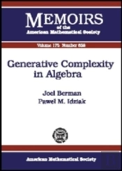 Generative Complexity In Algebra