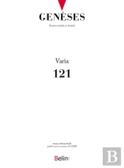 Geneses, N.121 (2020-4) : Varia