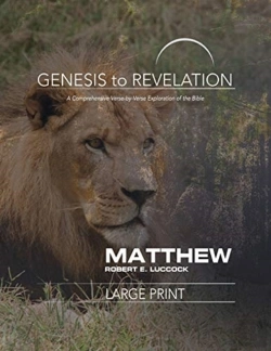Bertrand.pt - Genesis To Revelation: Matthew Participant Book (Large Print