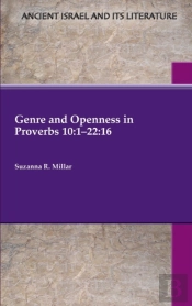 Genre And Openness In Proverbs 10:1-22:1