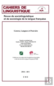 Genre, Langues Et Pouvoirs