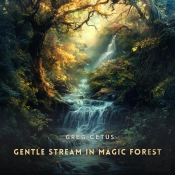 Gentle Stream In Magic Forest