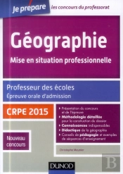 Géographie ; Professeur Des Écoles ; Oral Admission ; Crpe 2015