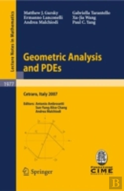 Bertrand.pt - Geometric Analysis And Pdes