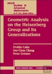Geometric Analysis On The Heisenberg Group And Its Generalizations