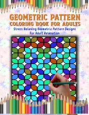 Geometric Pattern Coloring Book For Adults