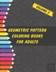 Geometric Pattern Coloring Books For Adults