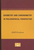Geometry And Chronometry In Philosophical Perspective