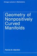 Geometry Of Nonpositively Curved Manifolds