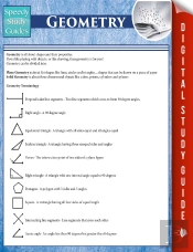 Geometry (Speedy Study Guides)