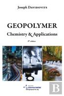 Geopolymer Chemistry And Applications, 5th Ed