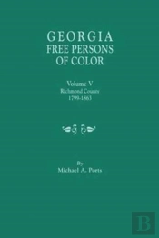 Georgia Free Persons Of Color. Volume V