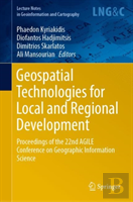 Geospatial Technologies For Local And Regional Development