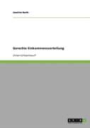 Gerechte Einkommensverteilung