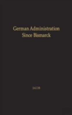 Bertrand.pt - German Administration Since Bismarck