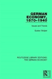 German Economy, 1870-1940