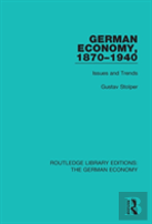 German Economy, 1870-1940