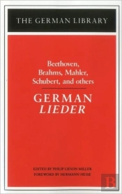 German Lieder Beethoven Brahms Mahler Sc