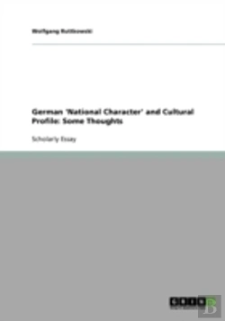 Bertrand.pt - German 'National Character' And Cultural Profile