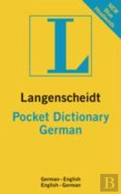 German Pocket Langenscheidt Dictionary