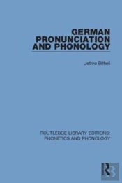 German Pronunciation And Phonology