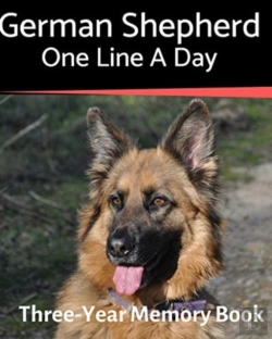 Bertrand.pt - German Shepherd - One Line A Day: A Thre