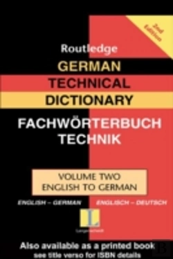 Bertrand.pt - German Technical Dictionary (Volume 2)