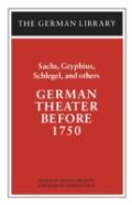 German Theatre Before 1750