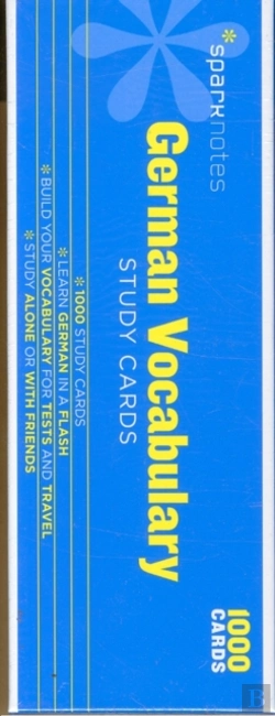 Bertrand.pt - German Vocabulary Sparknotes Study Cards
