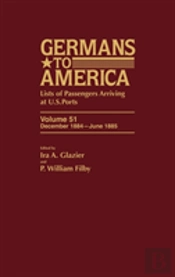 Germans To America, Dec. 1884-June 1885