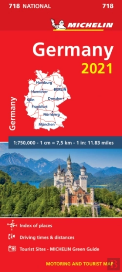 Bertrand.pt - Germany 2021 - Michelin National Map 718