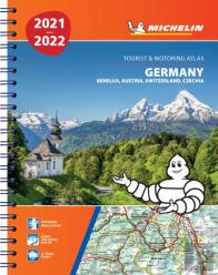 Germany, Benelux, Austria, Switzerland, Czech Republic 2021 - Tourist And Motoring Atlas (A4-Spiral)