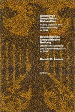 Bertrand.pt - Germany'S Geopolitical Maturation