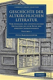 Geschichte Altkirchlichen Lit V1