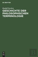 Geschichte Der Philosophischen Terminologie
