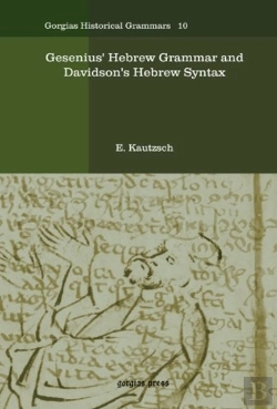 Bertrand.pt - Gesenius' Hebrew Grammar And Davidson'S Hebrew Syntax
