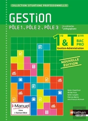 Gestion 1e/Term Bac Pro G-A Poles 1/2/3 (Situations Professionnelles) Livre + Licence Eleve 2015