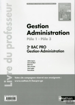 Bertrand.pt - Gestion Administration - Pole 1/Pole 3 - 2e Bac Pro (Situations Professionnelles) Professeur - 2017