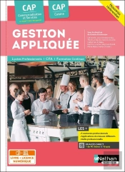 Gestion Appliquée ; Cap Cuisine / Cap Cs Hcr (Édition 2024)