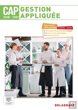 Bertrand.pt - Gestion Appliquée - Cap Cuisine Et Cshcr (2025) - Pochette Élève
