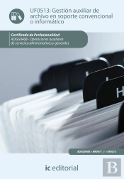 Gestion Auxiliar De Archivo En Soporte Convencional O Informatico 