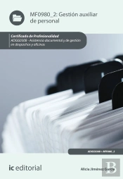 Gestion Auxiliar De Personal Adgg0308